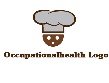 cookie with chef hat food logo