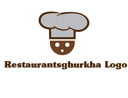cookie with chef hat food logo