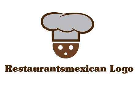 cookie with chef hat food logo