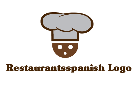 cookie with chef hat food logo