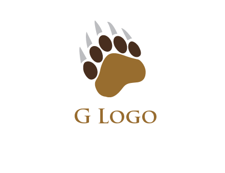 tiger paw wild life logo