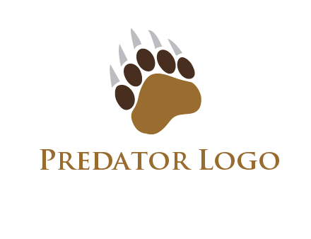 tiger paw wild life logo