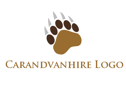 tiger paw wild life logo