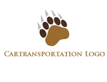 tiger paw wild life logo