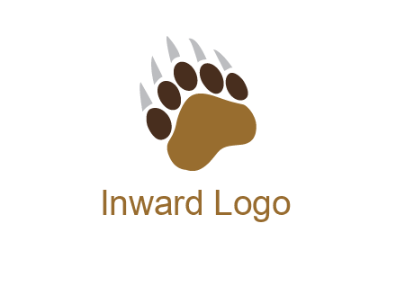 tiger paw wild life logo