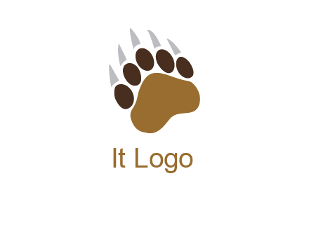 tiger paw wild life logo