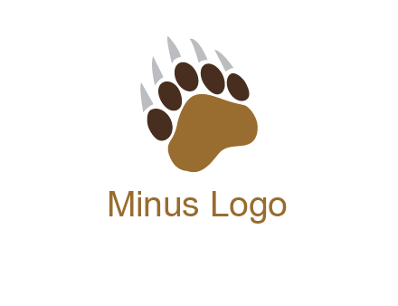 tiger paw wild life logo