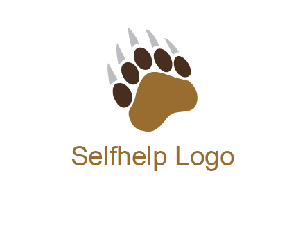 tiger paw wild life logo