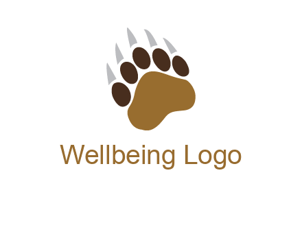 tiger paw wild life logo