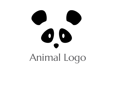 panda face gift logo