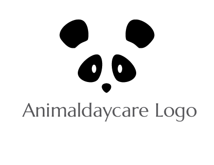 panda face gift logo