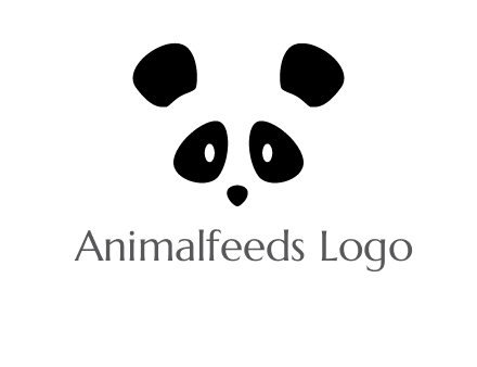panda face gift logo