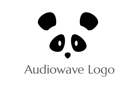 panda face gift logo