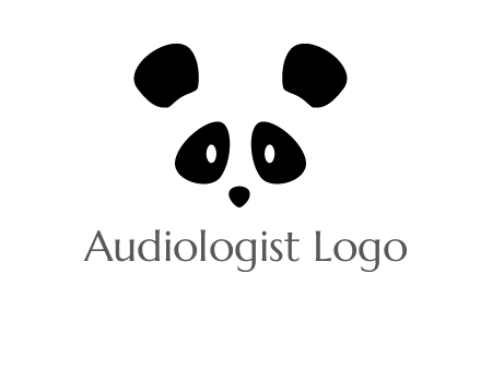 panda face gift logo