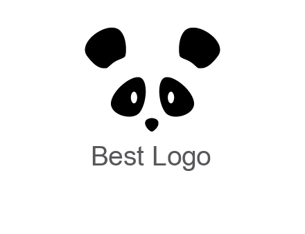 panda face gift logo