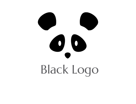 panda face gift logo