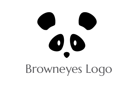 panda face gift logo