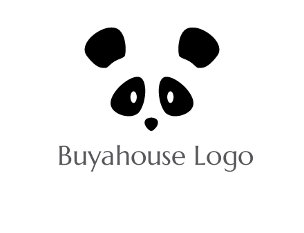 panda face gift logo