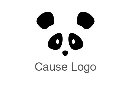 panda face gift logo