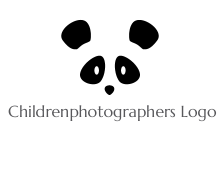 panda face gift logo