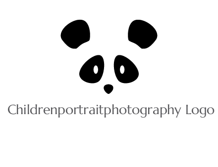 panda face gift logo
