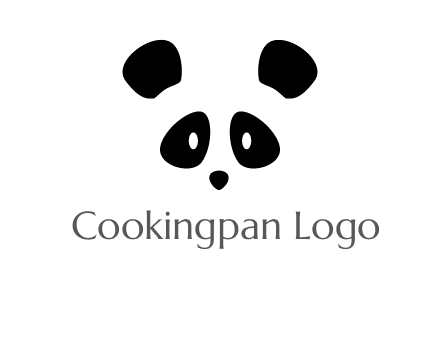 panda face gift logo