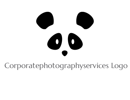 panda face gift logo