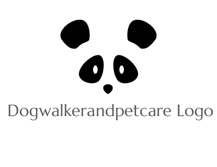 panda face gift logo