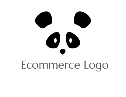 panda face gift logo