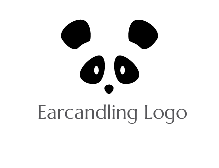 panda face gift logo