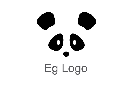 panda face gift logo