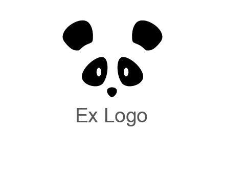panda face gift logo