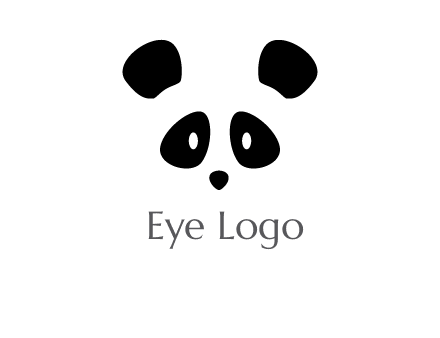 panda face gift logo