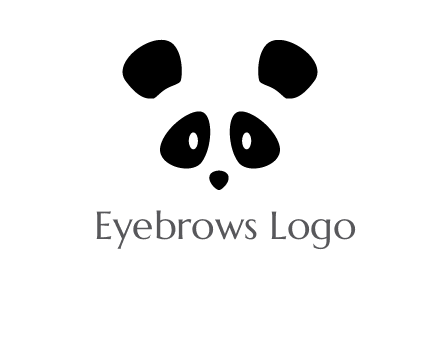 panda face gift logo