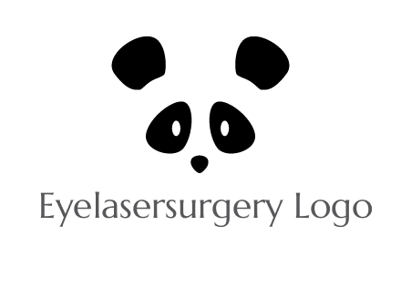 panda face gift logo