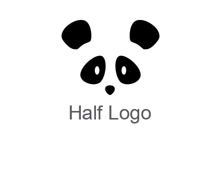 panda face gift logo