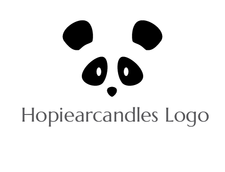 panda face gift logo