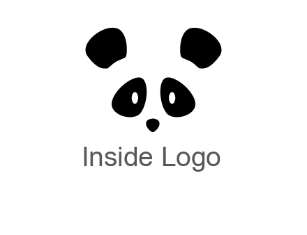 panda face gift logo