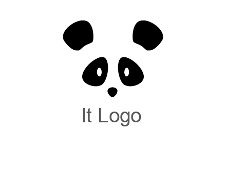panda face gift logo