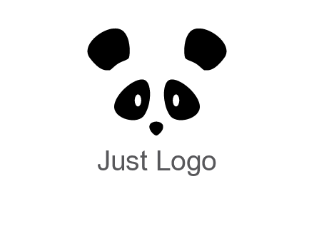 panda face gift logo
