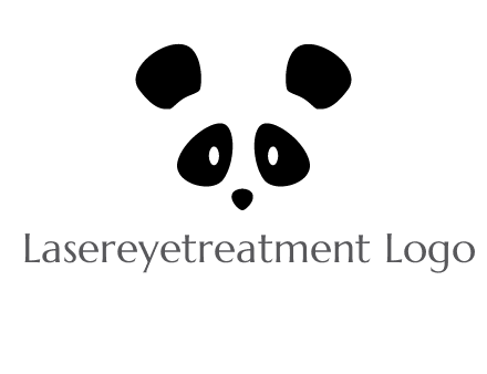 panda face gift logo