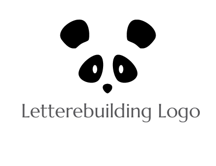 panda face gift logo