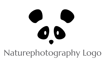 panda face gift logo