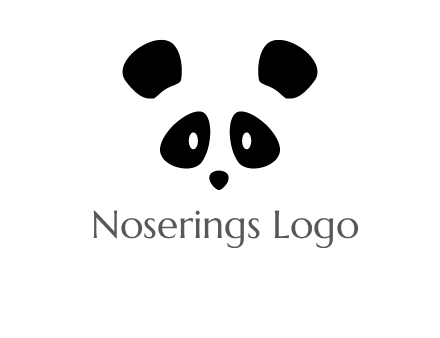 panda face gift logo