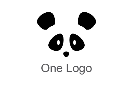 panda face gift logo