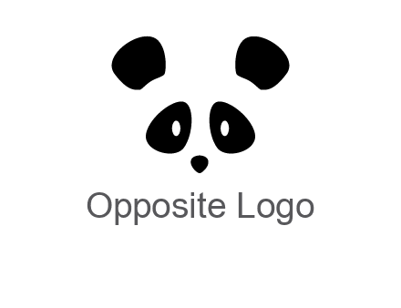 panda face gift logo