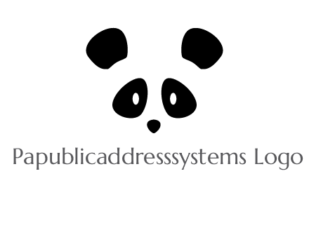 panda face gift logo