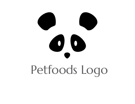 panda face gift logo