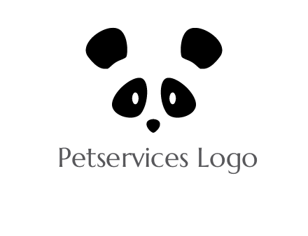 panda face gift logo