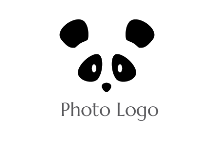 panda face gift logo